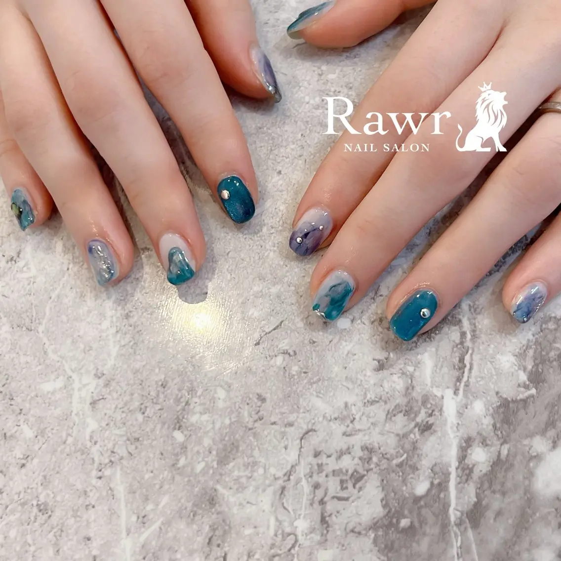 ネイル ハンドネイル Rawr / saoriのネイルデザイン