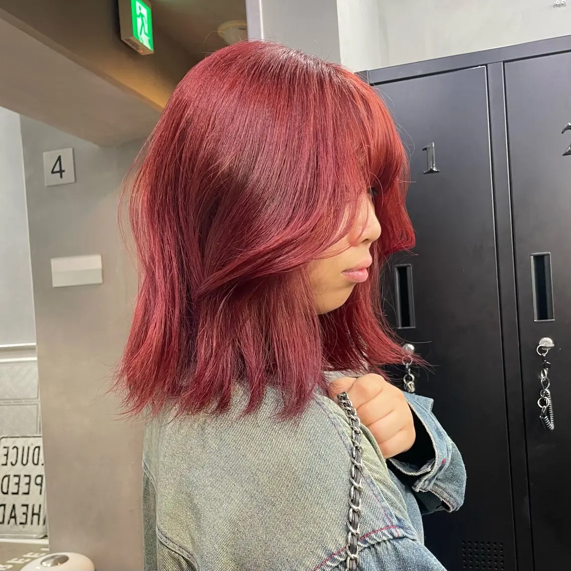 ミディアム カラー AIRI /XENA渋谷本店のヘアスタイル