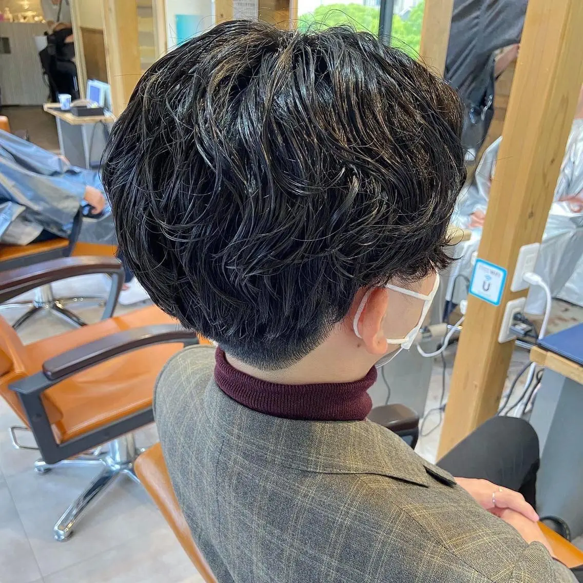ショート パーマ メンズ メンズパーマ ニュアンスパーマ 吉田 幸斗のヘアスタイル