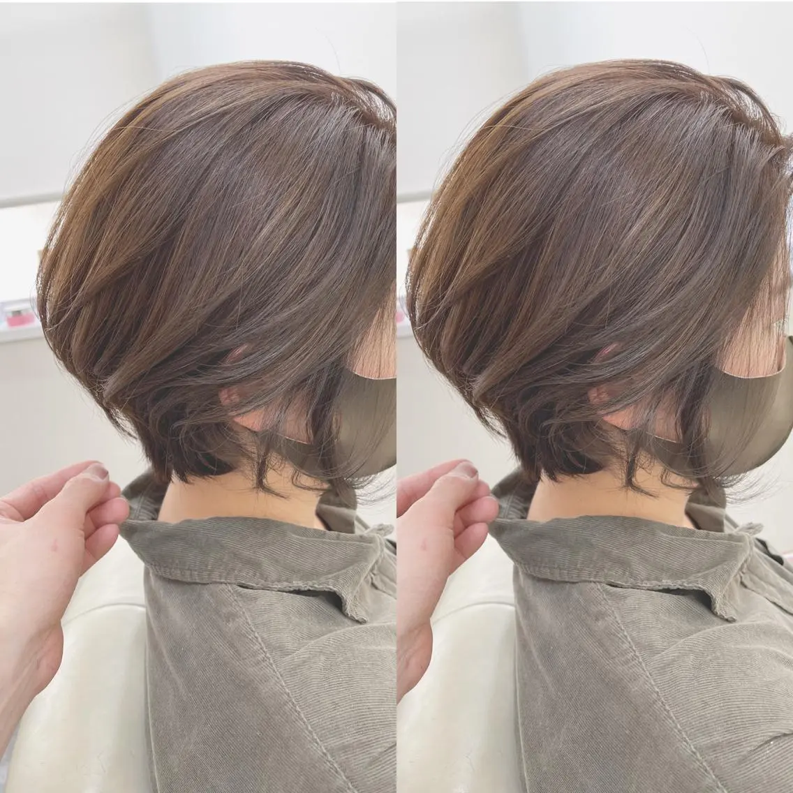 ショート ショートボブ ボブ ショートヘア カット ヘアカラー トリートメント H (エイチ) 烏丸御池店のヘアスタイル