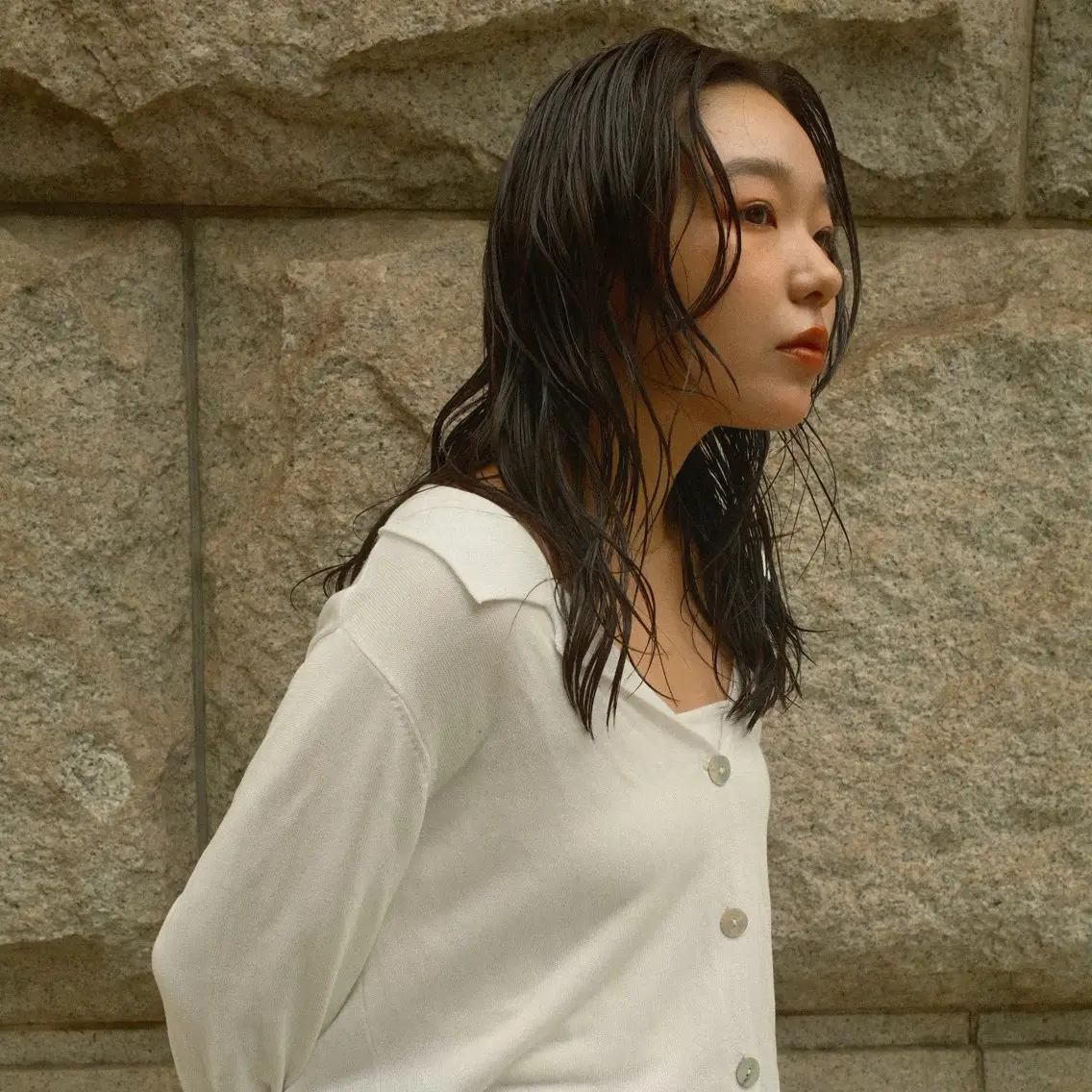 ミディアム パーマ カット パーマ パーマ/透明感カラー 元町🌱takutoのヘアスタイル