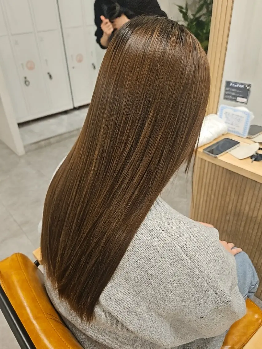 縮毛矯正 トリートメント SHIAN わゆ🥀のヘアスタイル