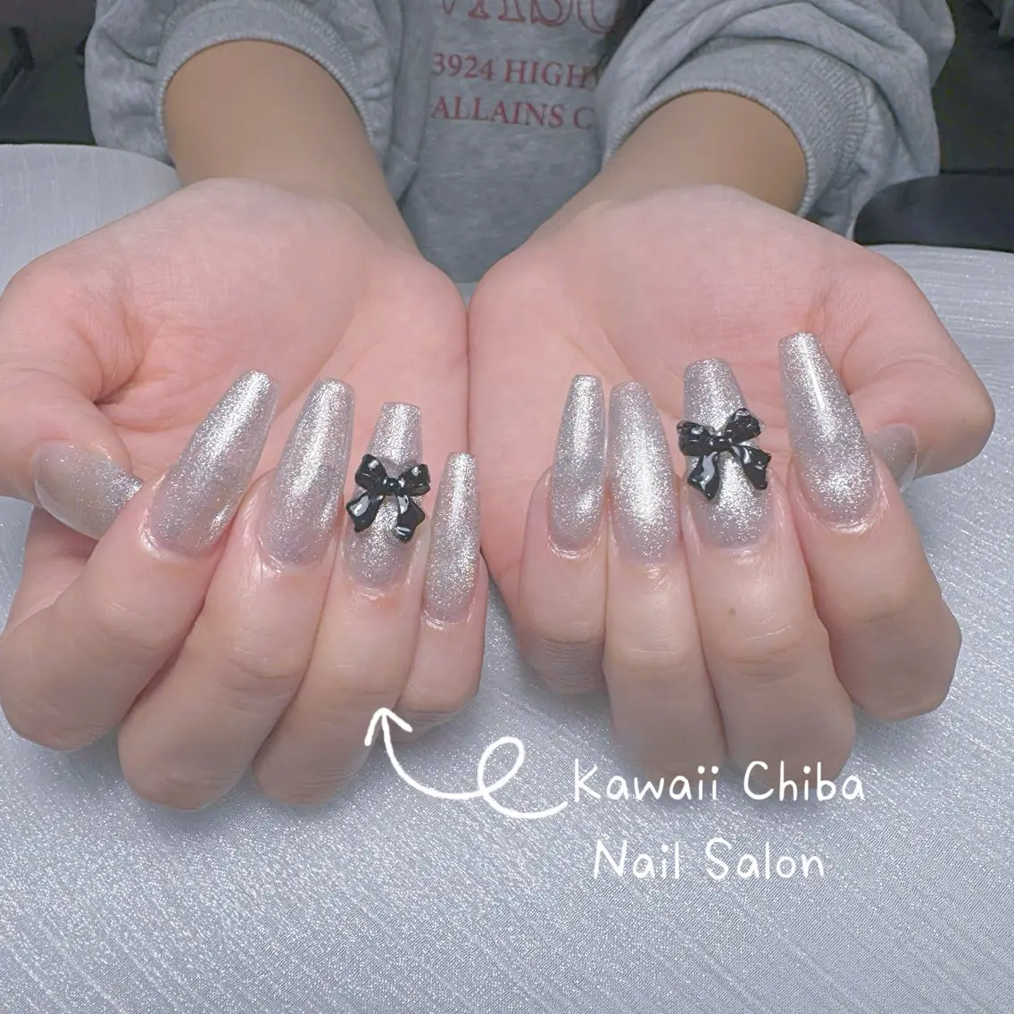 ネイル アートネイル クリアネイル ジェルネイル ハート 韓国ネイル Kawaii Chiba nailのネイルデザイン