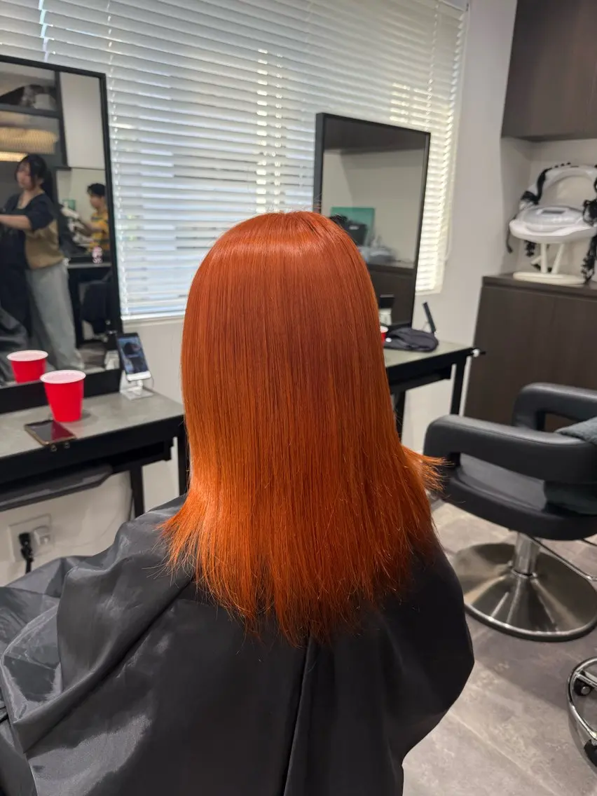 ロング カラー ヘアアレンジ ヘアカラー トリートメント ヘアセット 💗横浜美容室 💗HARUNAのヘアスタイル
