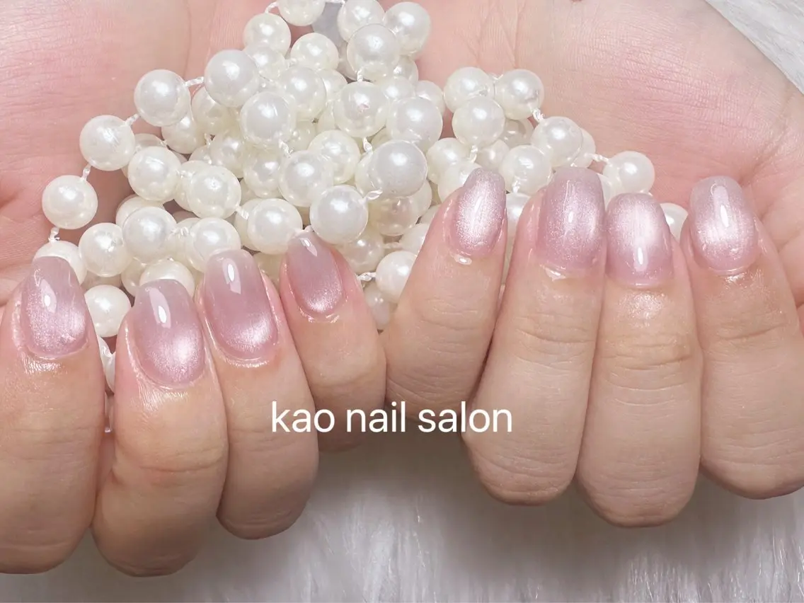 ネイル ハンドネイル kao nail マグネット/長さだしのネイルデザイン