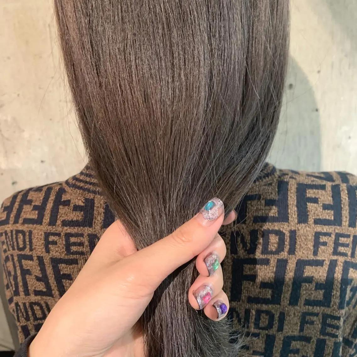 ロング kiyono ⭐︎ダブルカラーのヘアスタイル