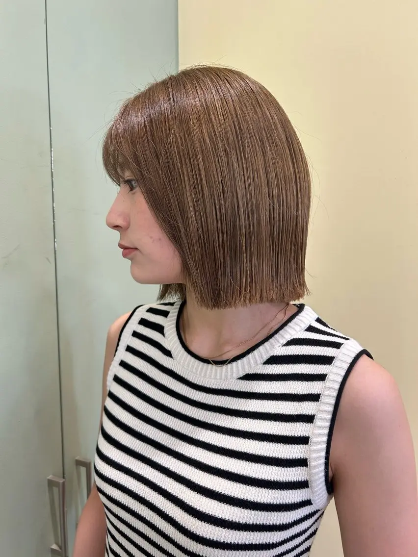 ミディアム カットモデル募集 トモカのヘアスタイル