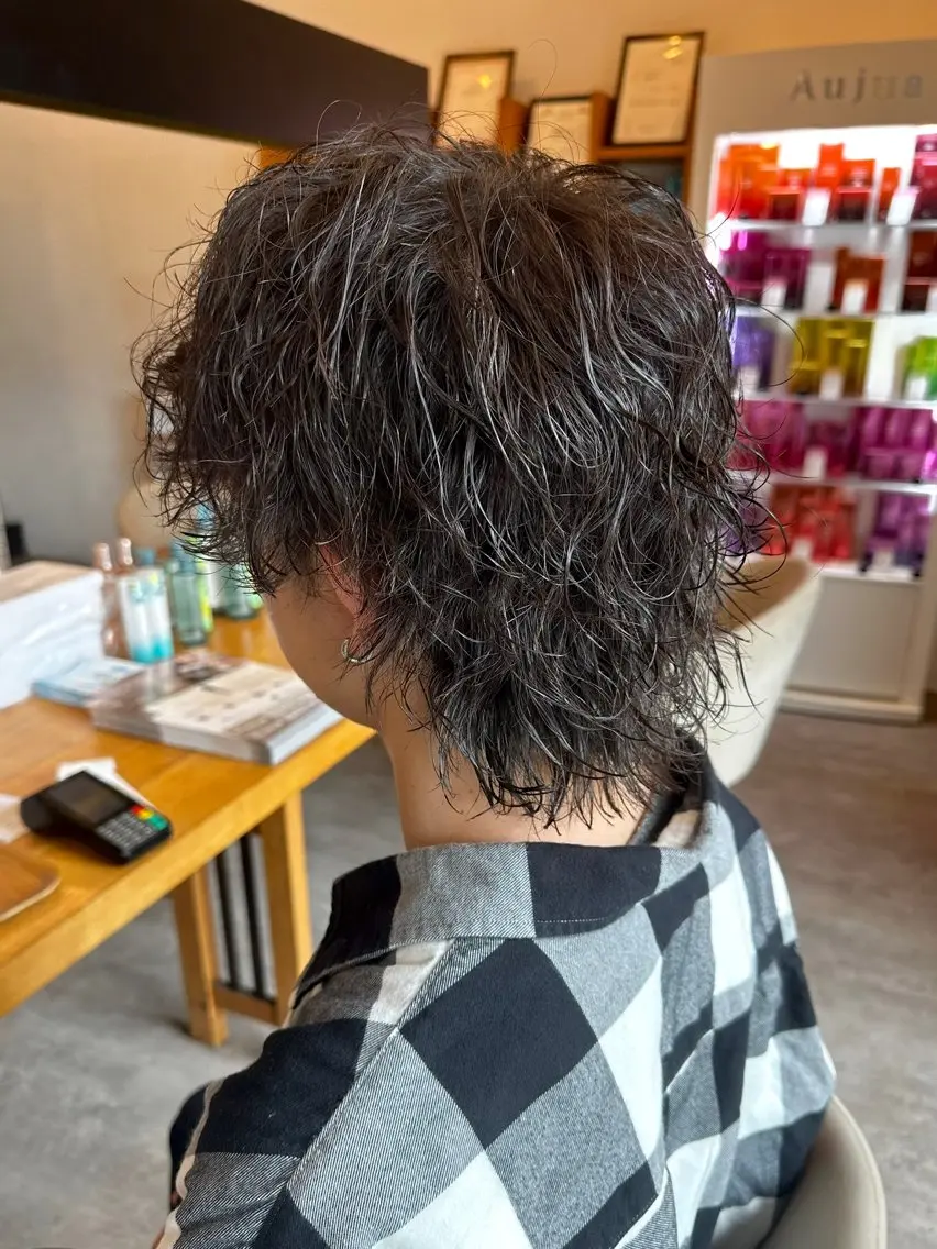 パーマ RICHAIR 長嶺旬佑のヘアスタイル