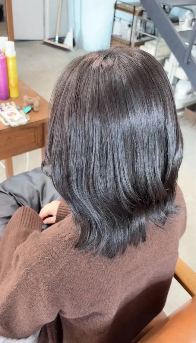 ミディアム カット ヘアカラー トリートメント SONO 【一宮】のヘアスタイル