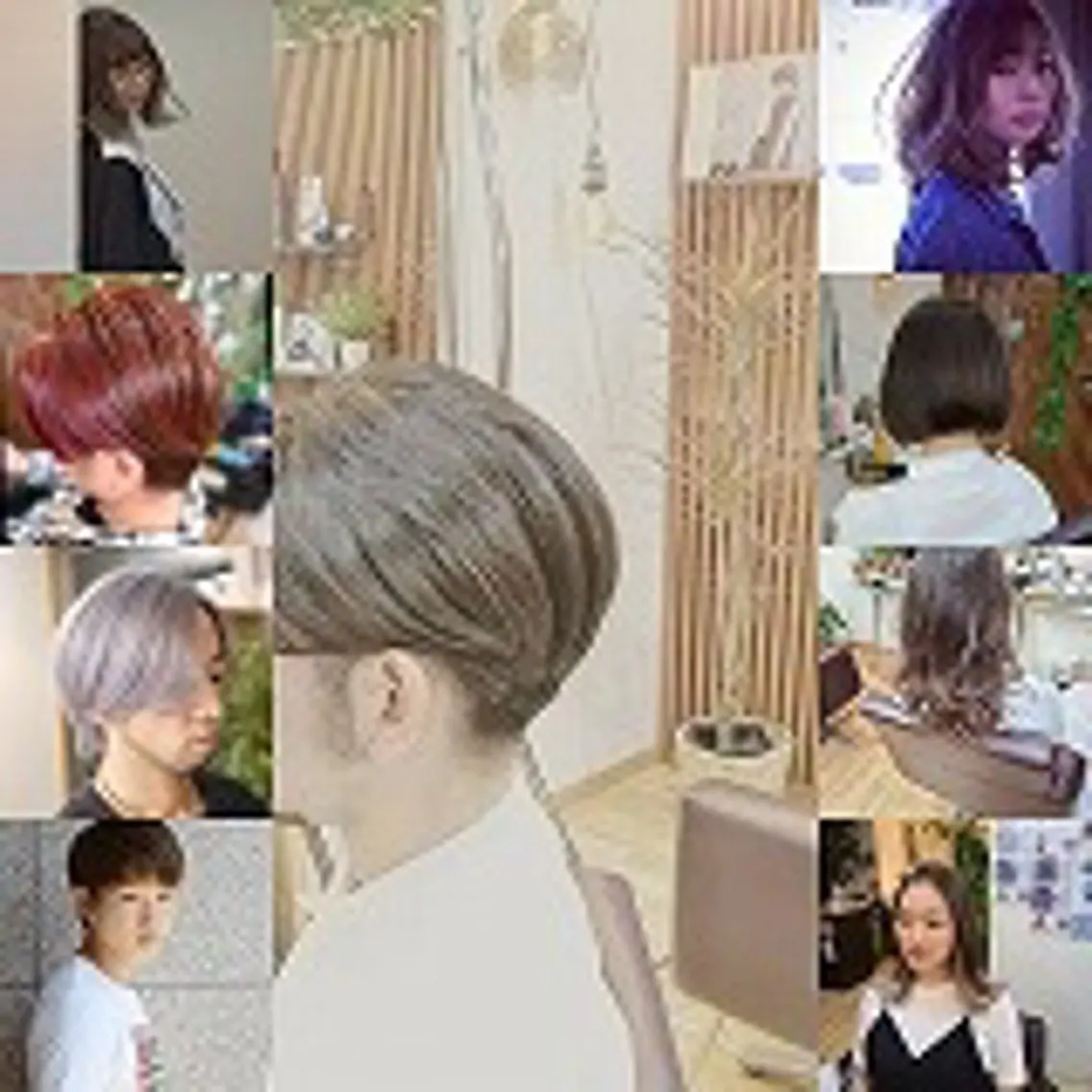 シ マのヘアスタイル