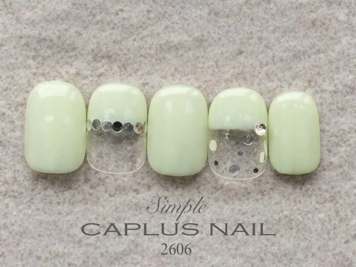 ネイル シンプルネイル ハンドネイル caplusnail hirariのネイルデザイン