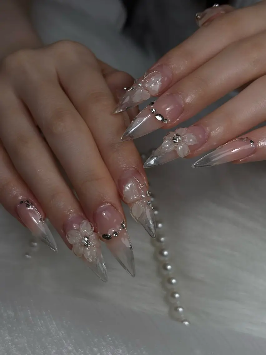 ネイル キラキラネイル 韓国ネイル マグネットネイル 夏ネイル ワンホンネイル ハンドネイル Sully Nail Labのネイルデザイン