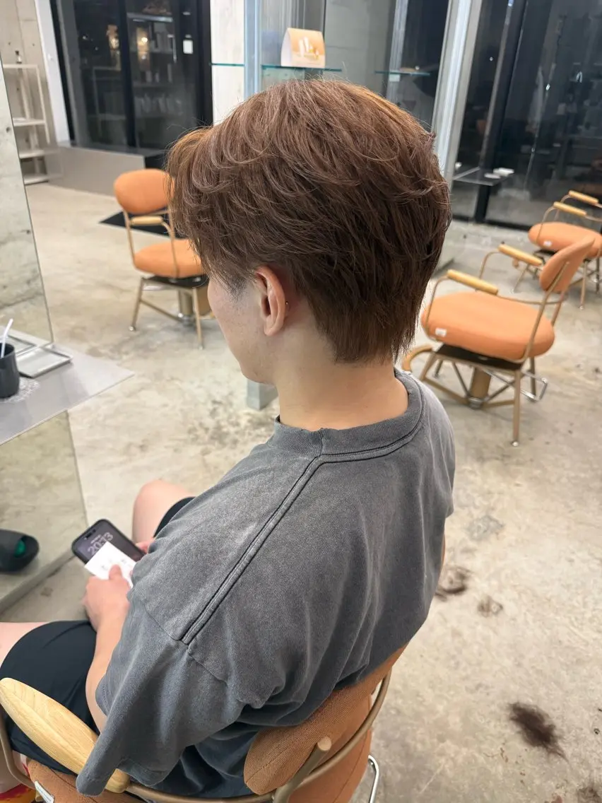 カラー メンズ カット ヘアカラー SLOW🫧 ルナ🫧のヘアスタイル