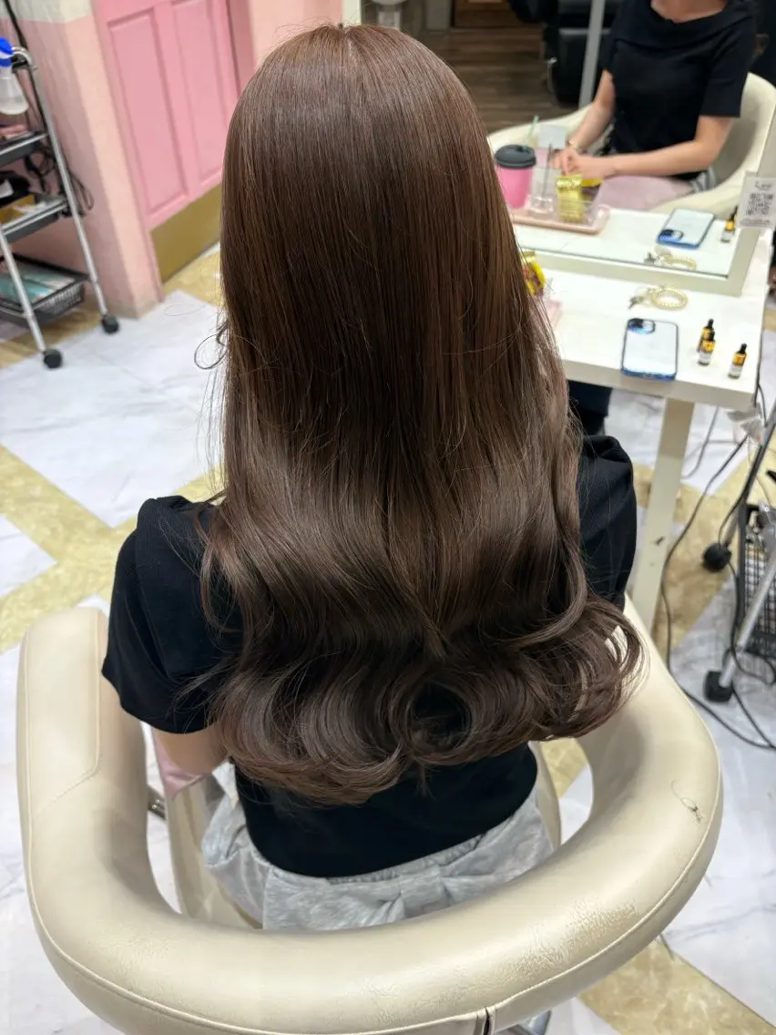 ロング 永田 幸枝のヘアスタイル
