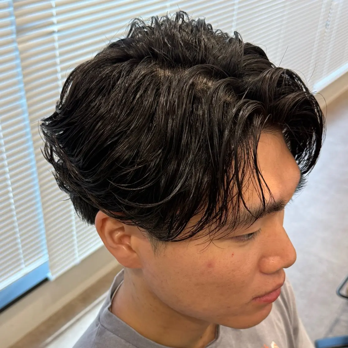 ショート パーマ メンズ カット パーマ Ryosuke /waltのヘアスタイル