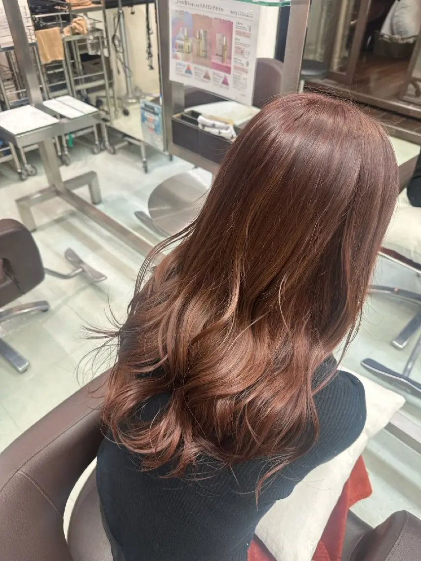 カラー ブラウンカラー ヘアカラー トリートメント WiLL 小川結羽/ アレンジ/カラー🫧のヘアスタイル