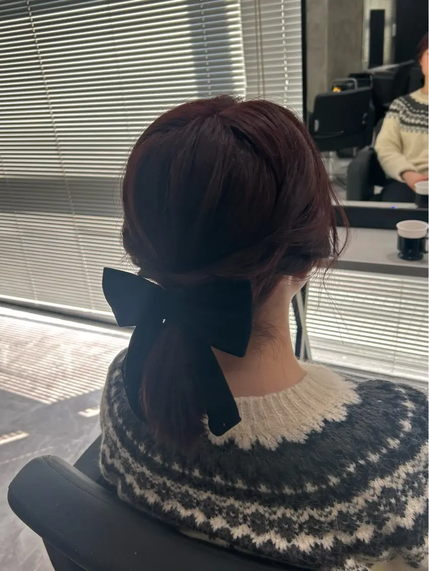 カラー ヘアアレンジ ピンクカラー ボブ ワカナ モデル募集中🎀🫧のヘアスタイル