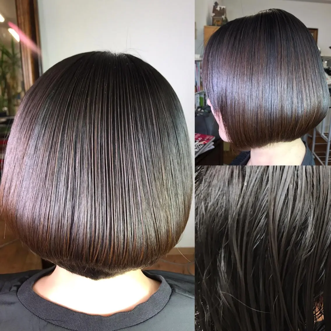 ミディアム 縮毛矯正 江袋 敏昭のヘアスタイル