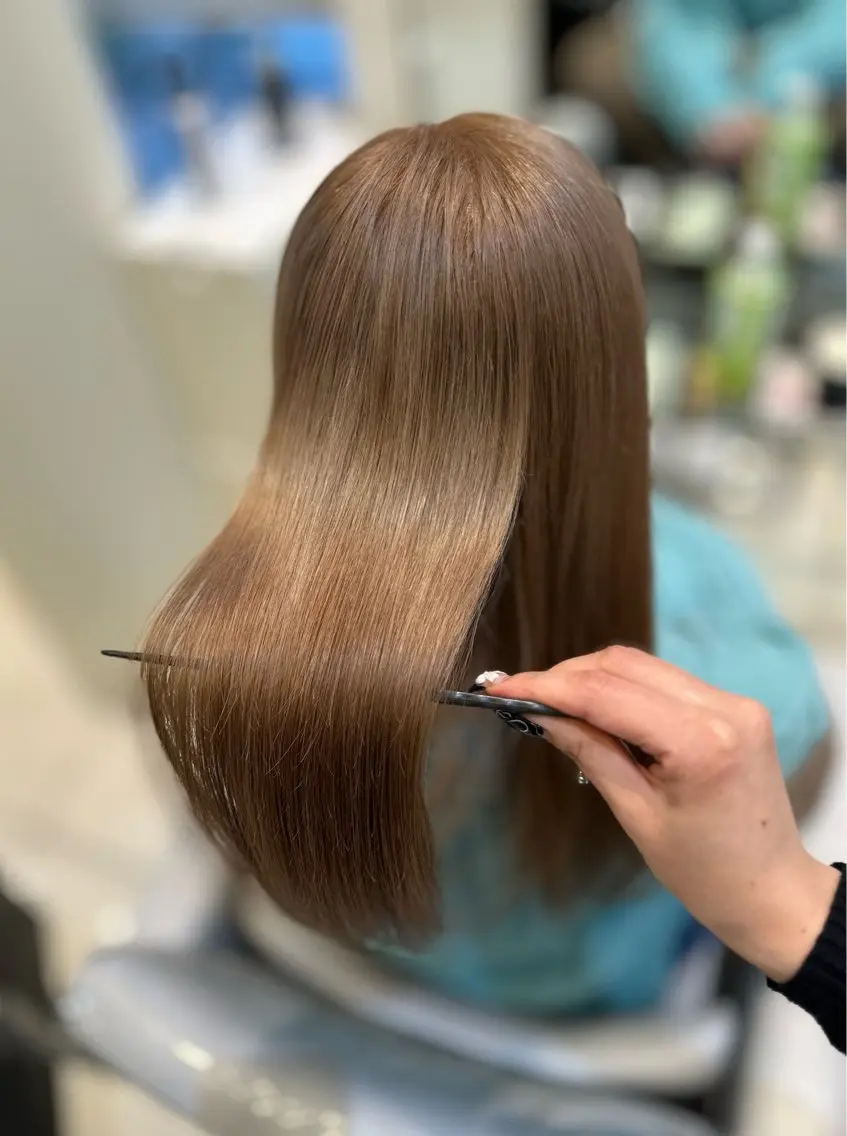 ロング カラー ︎︎☁🧺チヒロ モデル募集🧺︎︎☁のヘアスタイル