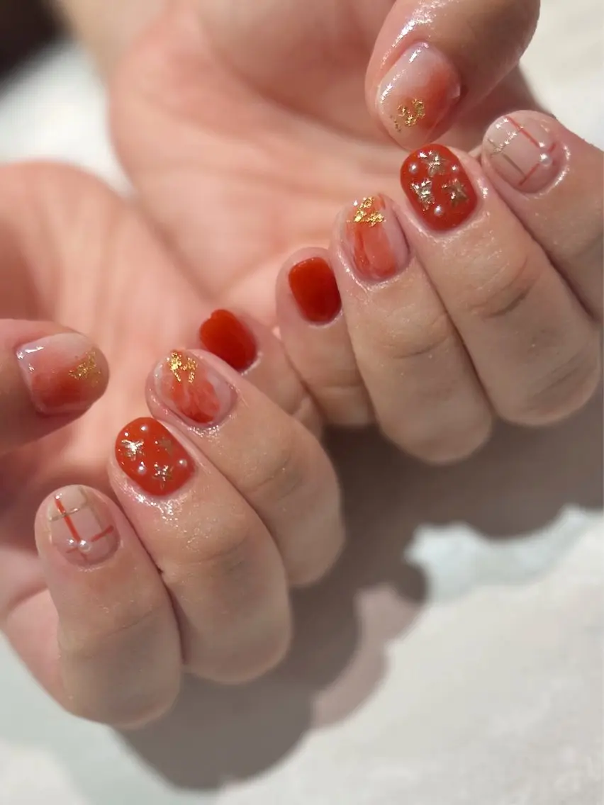 ネイル ハンドネイル 東村山🎃 ひかりのネイルデザイン