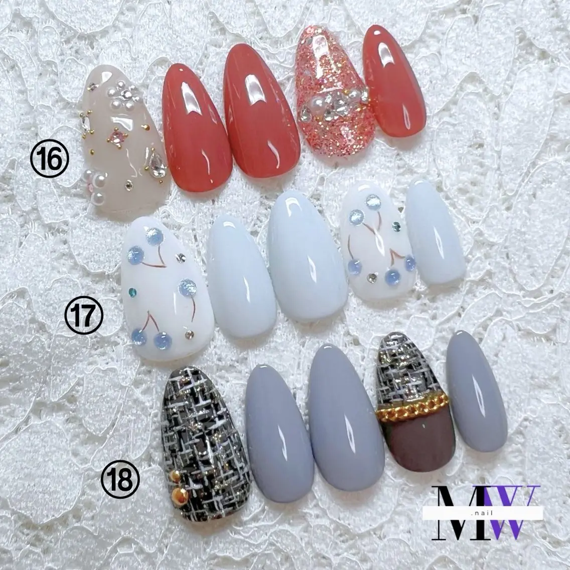 ネイル アートネイル ハンドネイル MW .nailのネイルデザイン