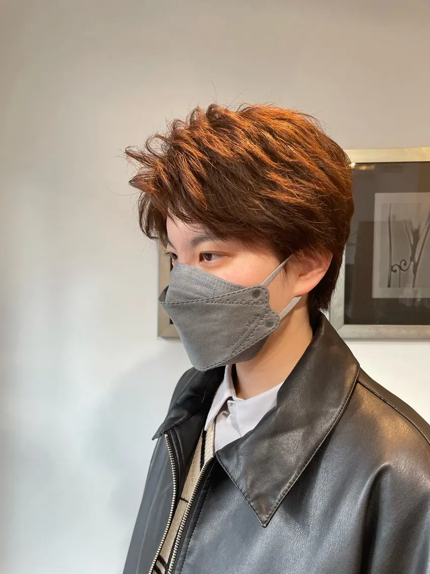 ショート メンズ カット 伊熊 美砂のヘアスタイル