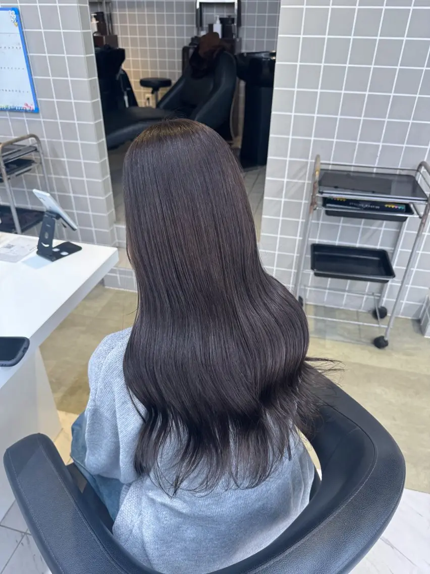 ロング カラー ヘアアレンジ Over hair_ misakiのヘアスタイル