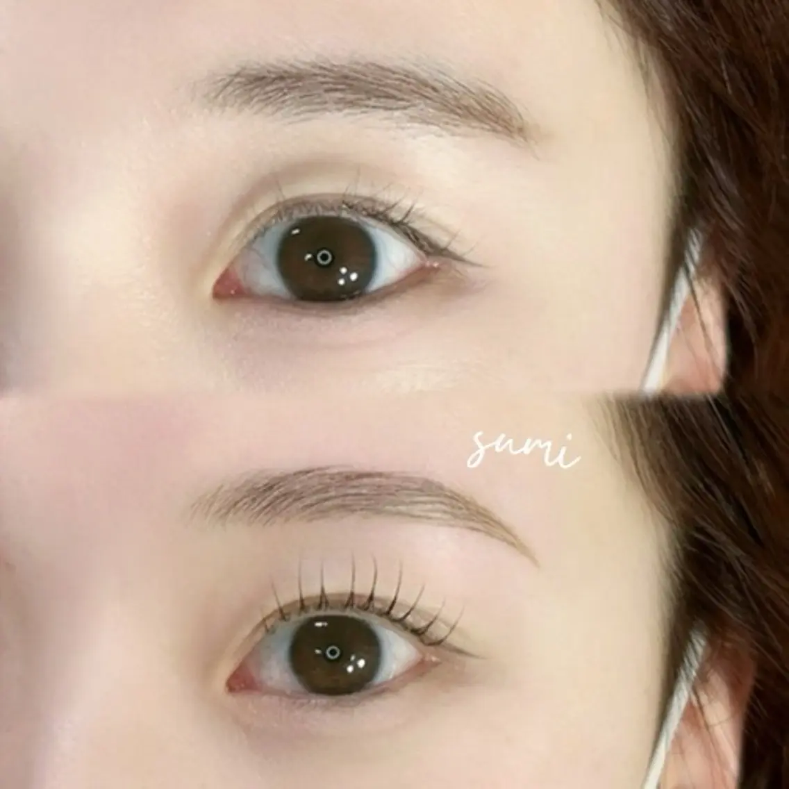 マツエク・マツパ 一重×まつ毛パーマ マツパ sumi eye & nailのマツエク・マツパデザイン