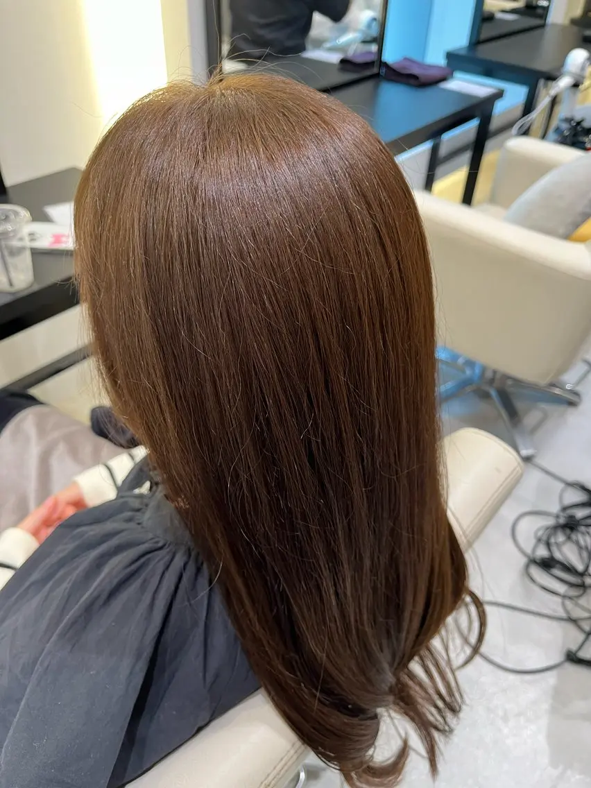 ロング カラー ベージュカラー ブラウンカラー ブラウンベージュ 💟モデル様募集 /梅田/トウマホノカのヘアスタイル