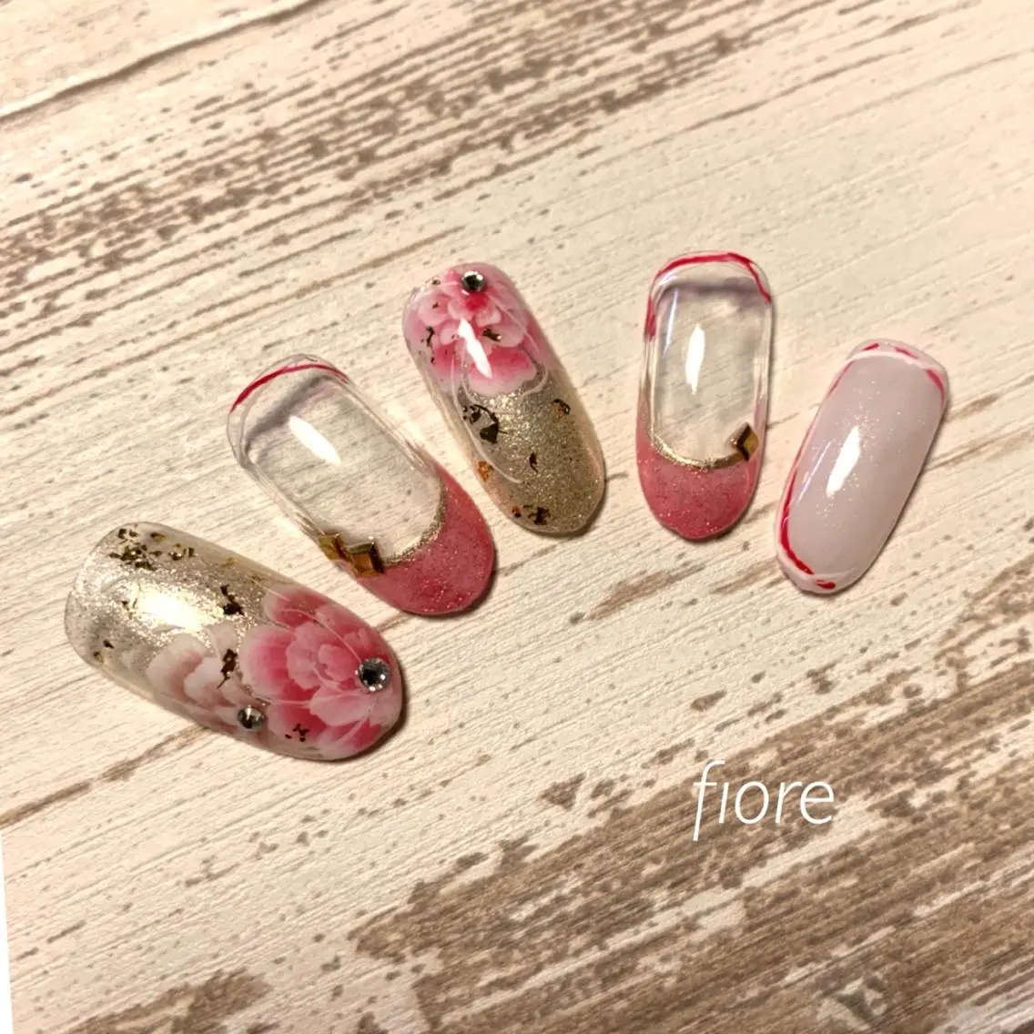 ネイル フラワーネイル fiore みゆきのネイルデザイン
