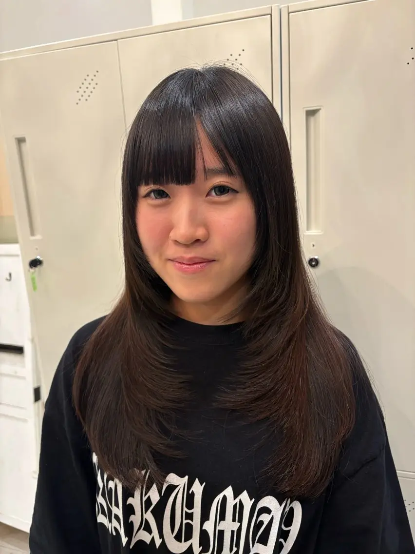 ロング U24✨️0円モデル 🎀藤村音寧🎀のヘアスタイル