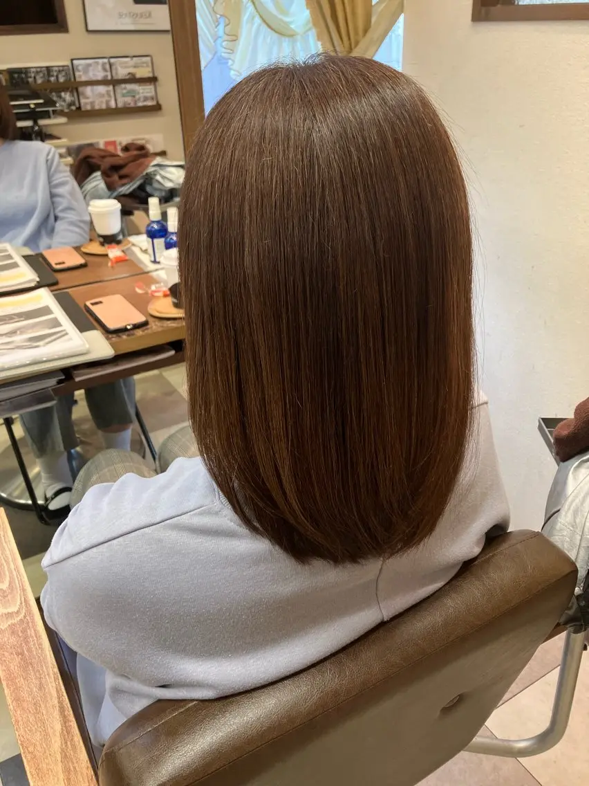 ミディアム 阿部 雲母のヘアスタイル