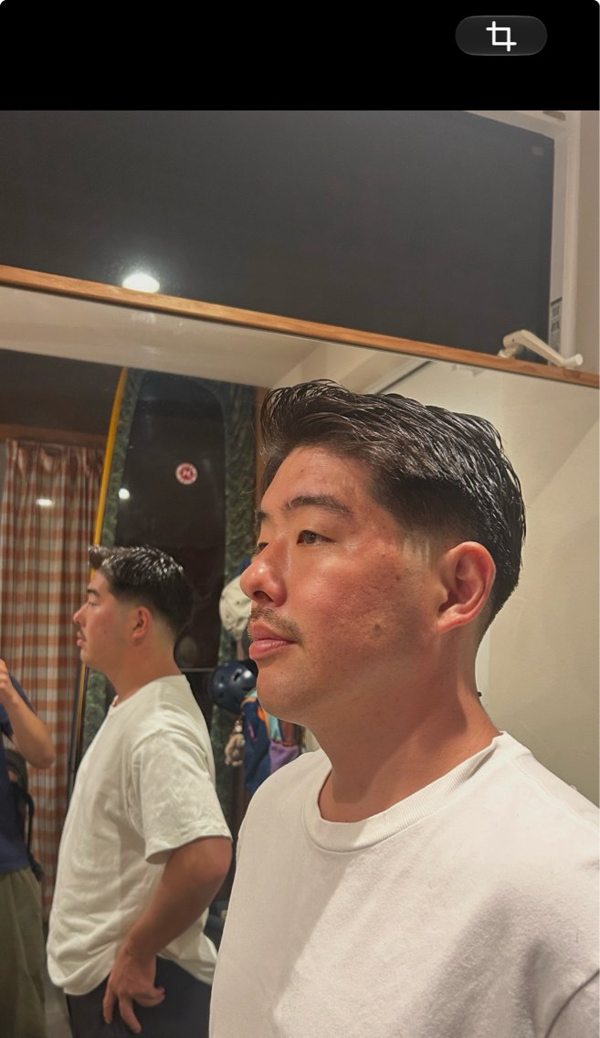 メンズ フェードカット 長倉 勝平のヘアスタイル
