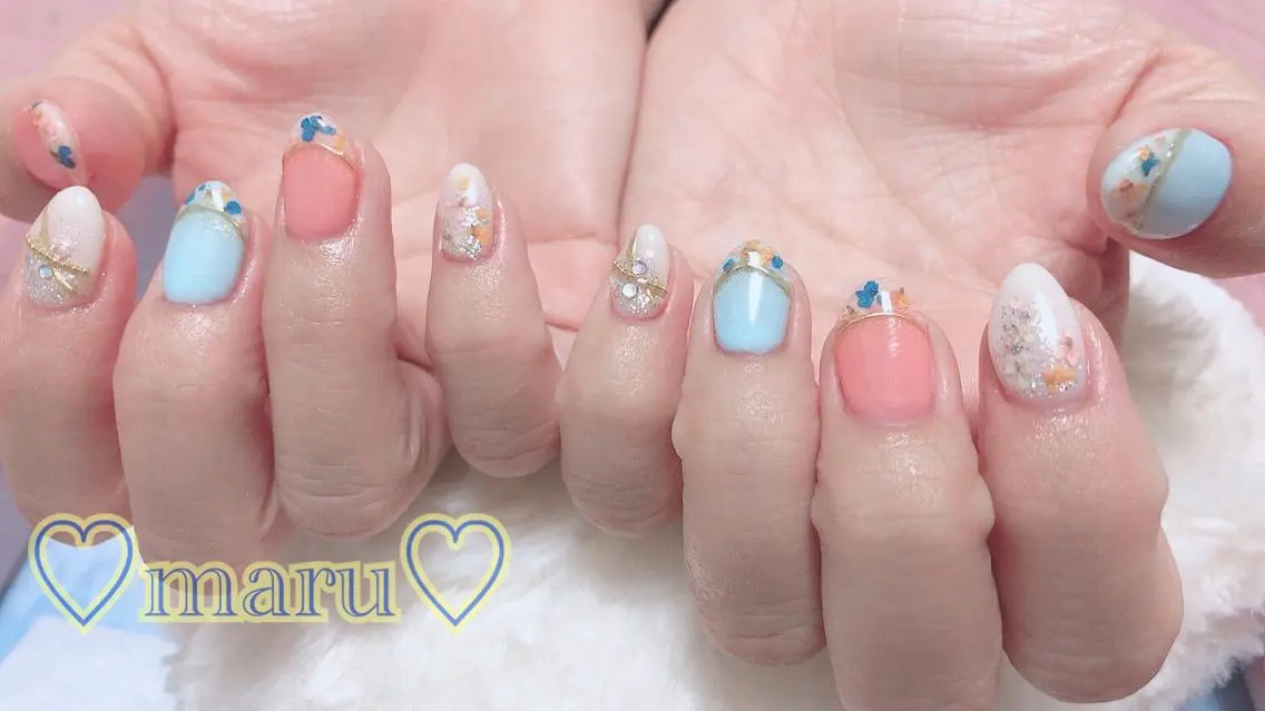 ネイル ハンドネイル フットネイル まるみ♡7/1〜値上 げ致します(>_<)のその他イメージ