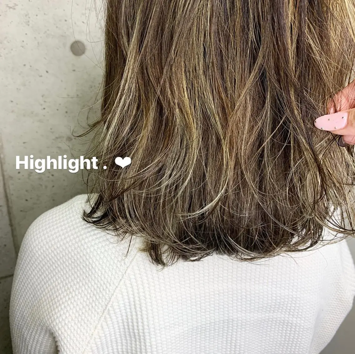 ショート カラー ハイライトカラー ハイライト 立山 綾華のヘアスタイル