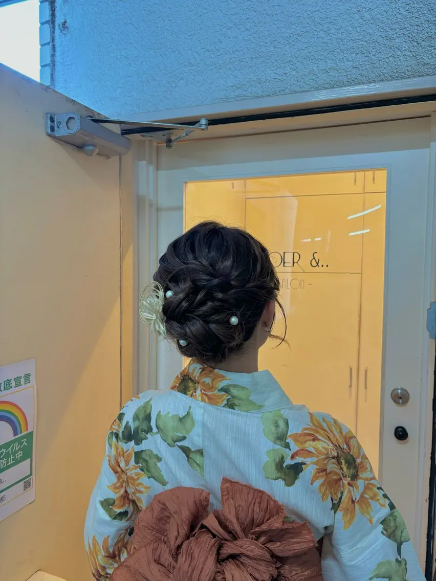 ヘアアレンジ ヘアセット eye.hair　◎ akiのマツエク・マツパデザイン