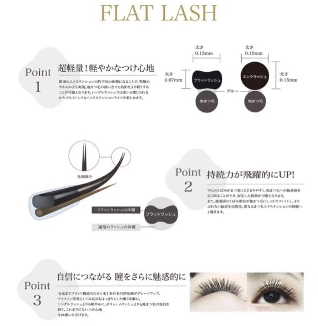 マツエク・マツパ Designing eyeのマツエク・マツパデザイン