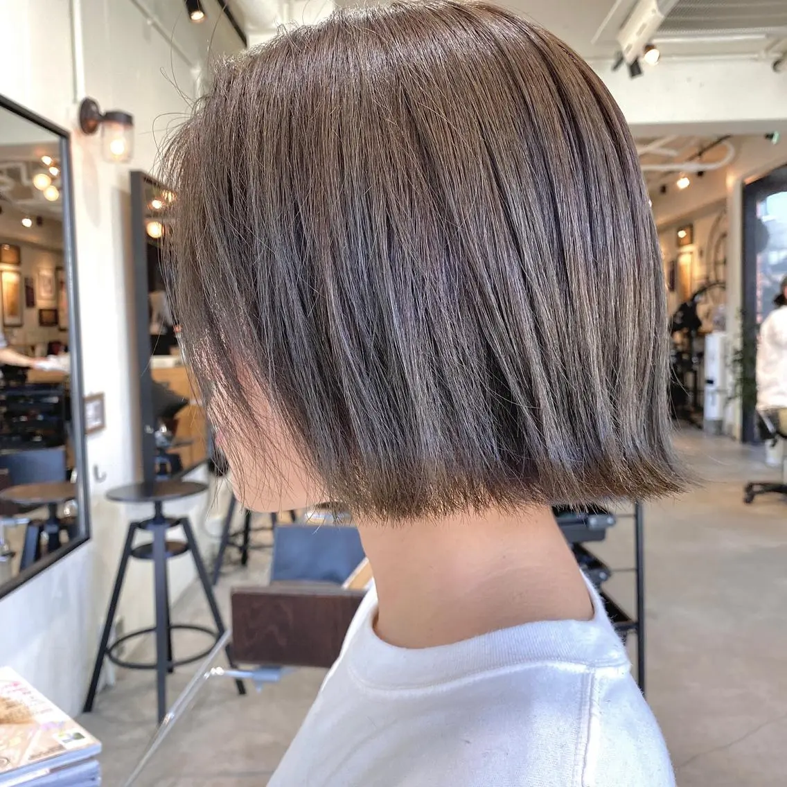 ショート カラー ヘアアレンジ 【ダメージレス施術】 【透明感】北村 拓也のヘアスタイル