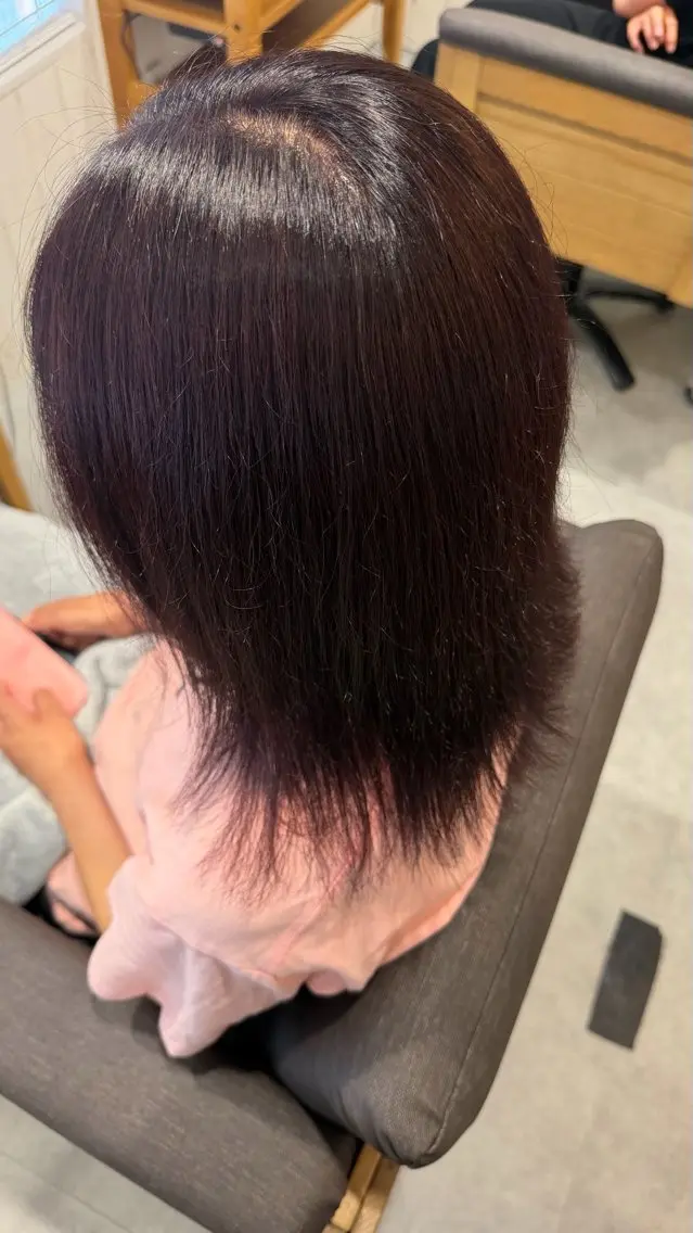 カラー 阿部 楓のヘアスタイル