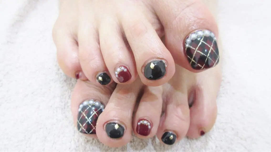 ネイル フットネイル nail salon en familleのネイルデザイン