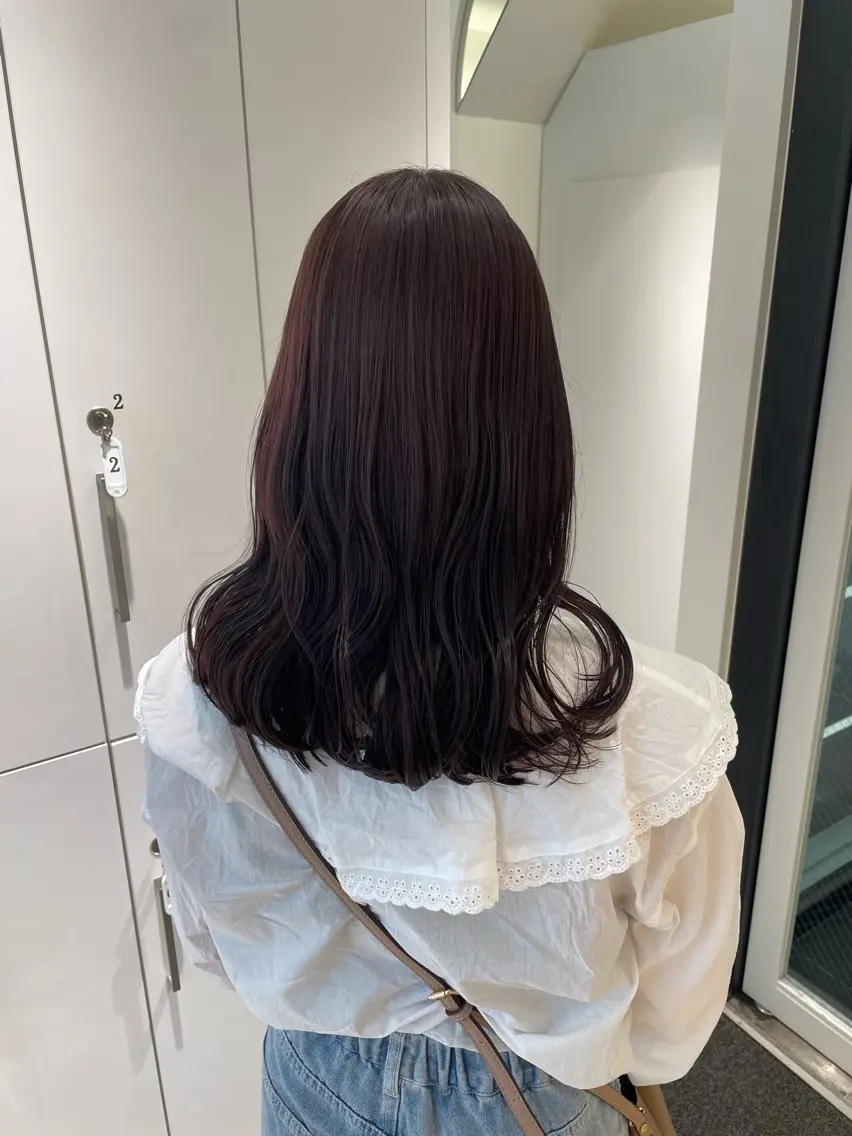 セミロング カラー ヘアカラー ParveMix┊ 太田 千尋🎀🪽のヘアスタイル
