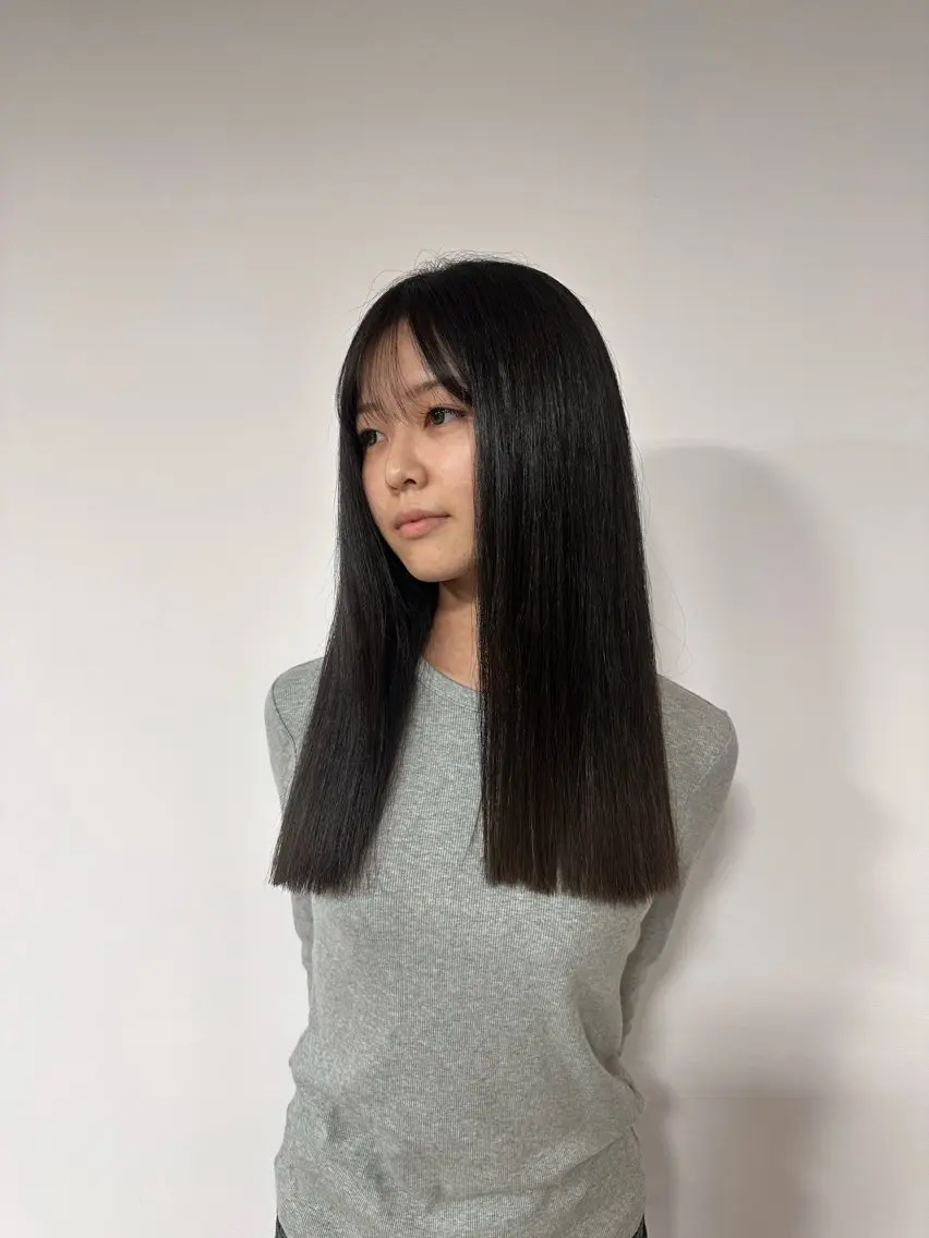 セミロング 山田 花帆のヘアスタイル