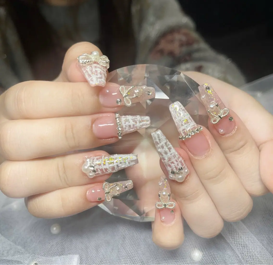 ネイル 長さ出し フットネイル ジェルネイル 韓国ネイル マグネットネイル ハンドネイル YMT. NailStudioのネイルデザイン