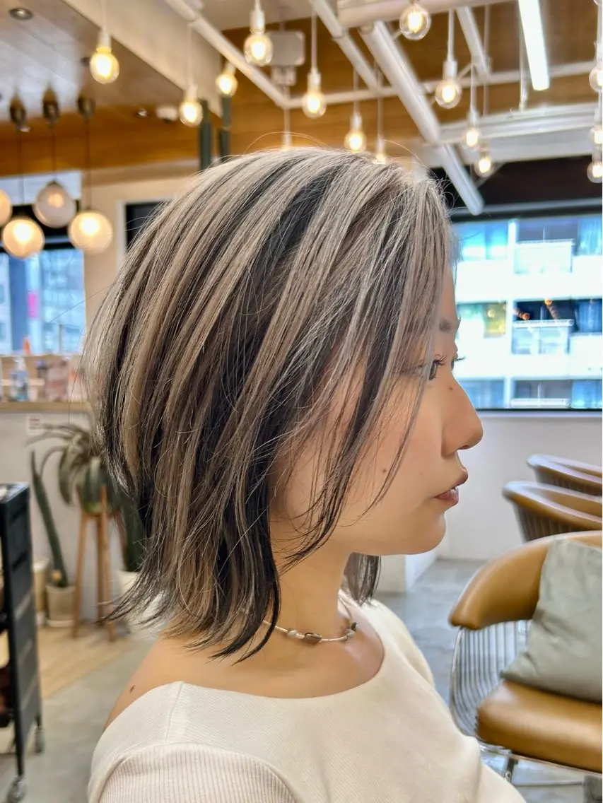 ミディアム カット ヘアカラー トリートメント 🩵縮毛矯正/ブリー チ/髪質改善/いつかのヘアスタイル