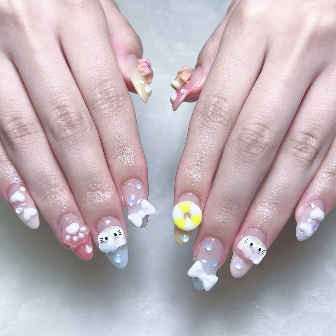 メンズ ネイル 持ち込み ハンドネイル Nail salon 木にいるのネイルデザイン