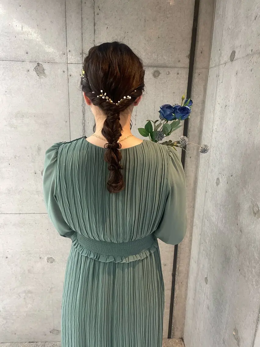 ヘアアレンジ 髪飾り ヘアセット 美髪× ヘアセット✨Araiのヘアスタイル