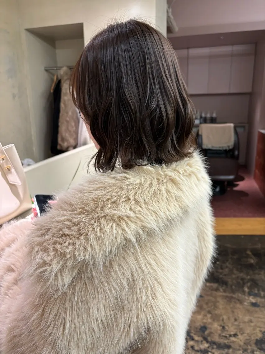 ミディアム カラー ブラウンカラー カット ヘアカラー 美空🐇 レイヤー / 透明感カラー🩰のヘアスタイル