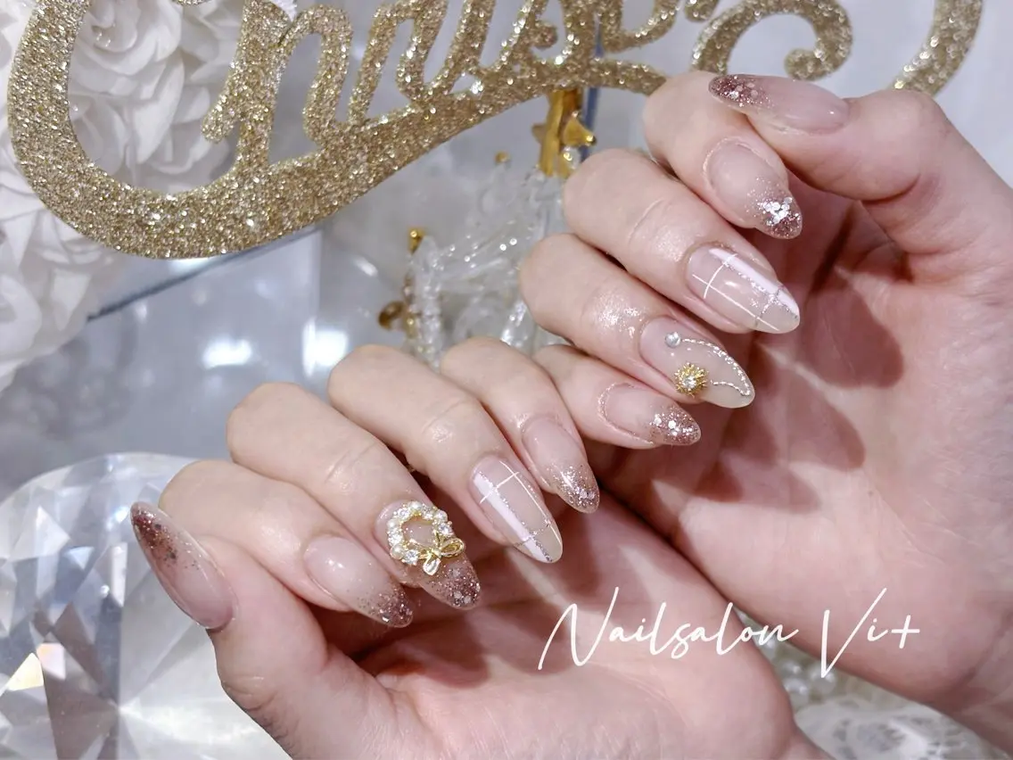 ネイル ハンドネイル Nailsalon Vi+ももか🩷のネイルデザイン