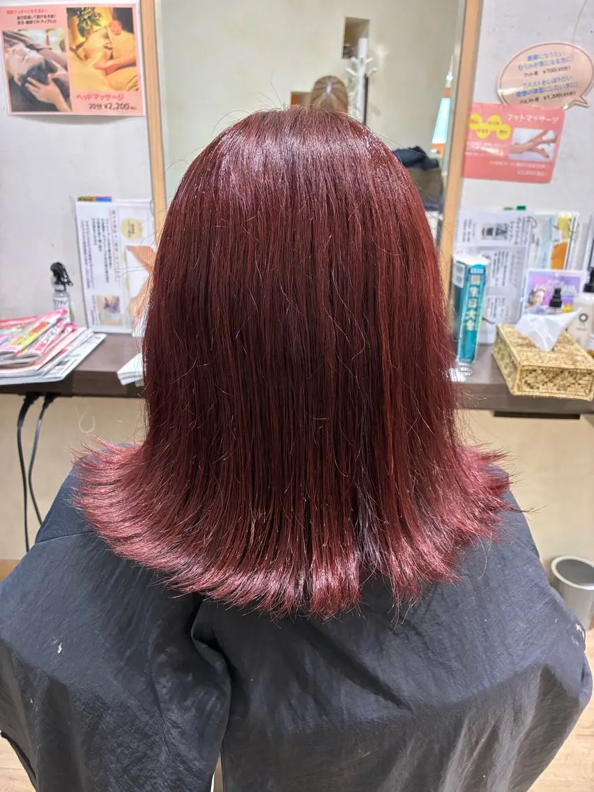 カラー ヘアカラー 鳥居 零菜のヘアスタイル
