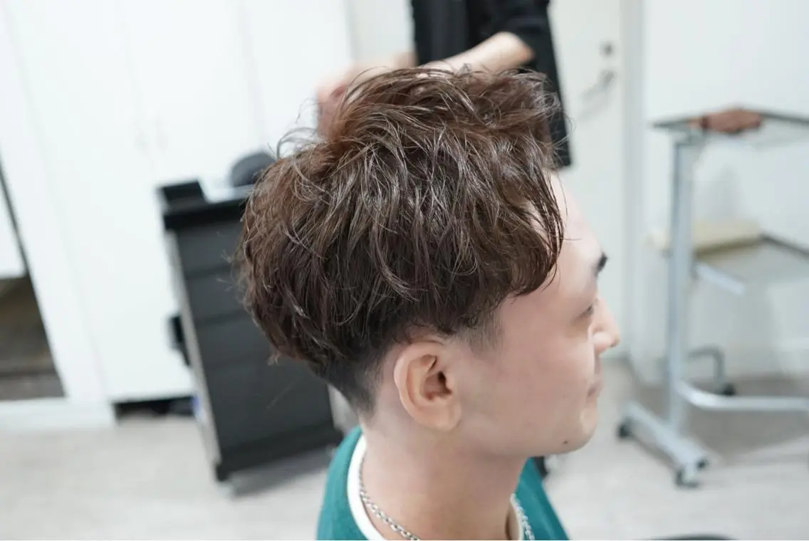 カラー メンズ 町田No.1パーマ 特化✂︎小杉澪生のヘアスタイル